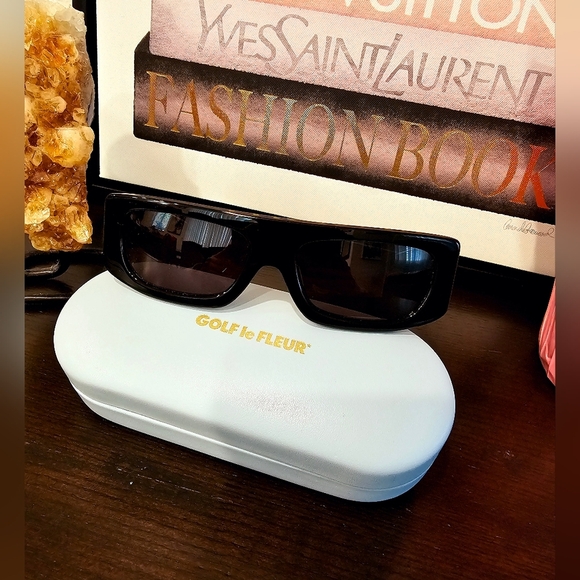 Golf le Fleur Black Sunglasses
